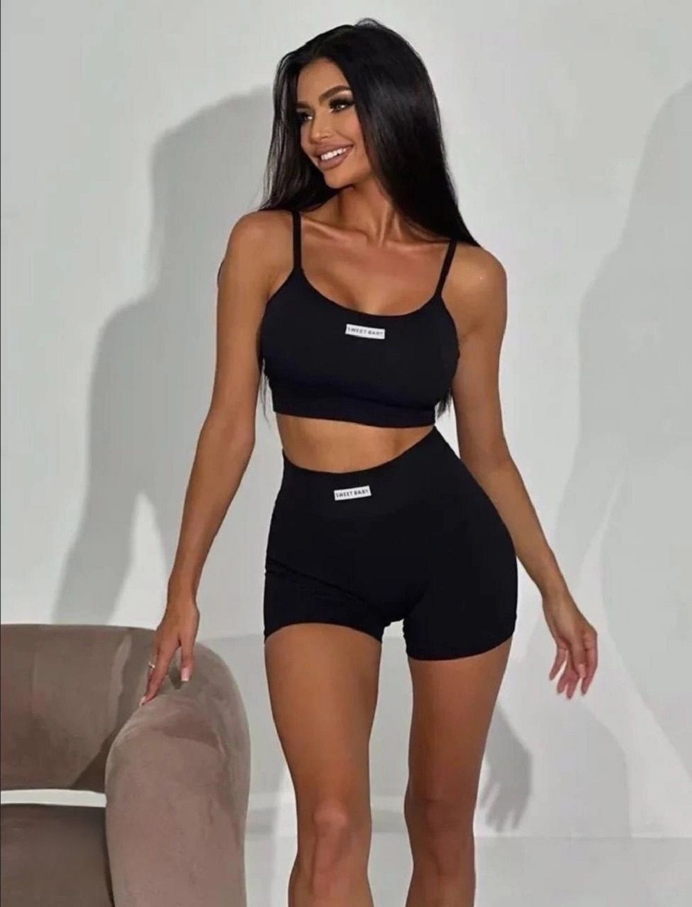 83300 костюм женский - черный