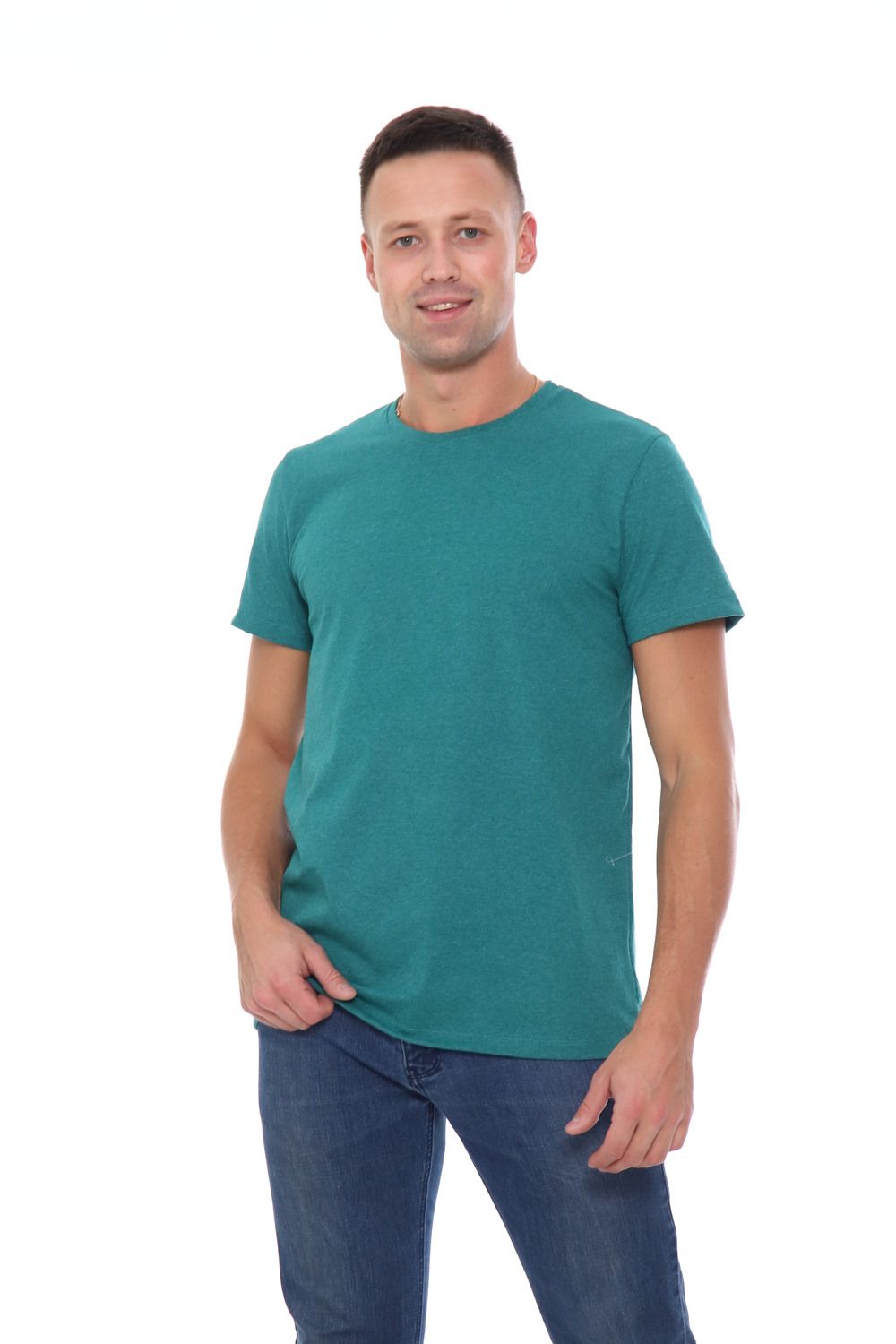 Футболка мужская ФМ015 - зеленый