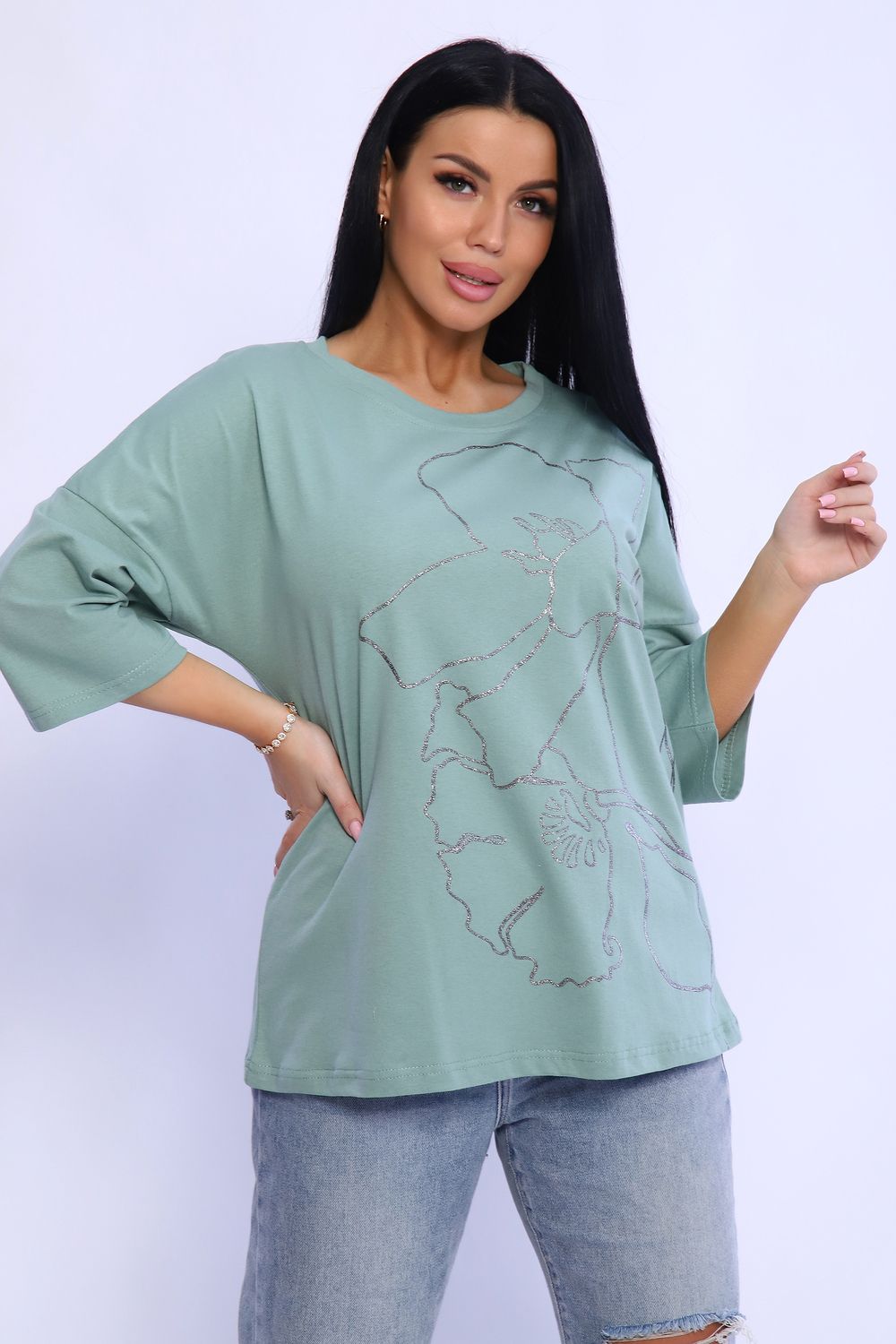 Туника 80028 - фисташка