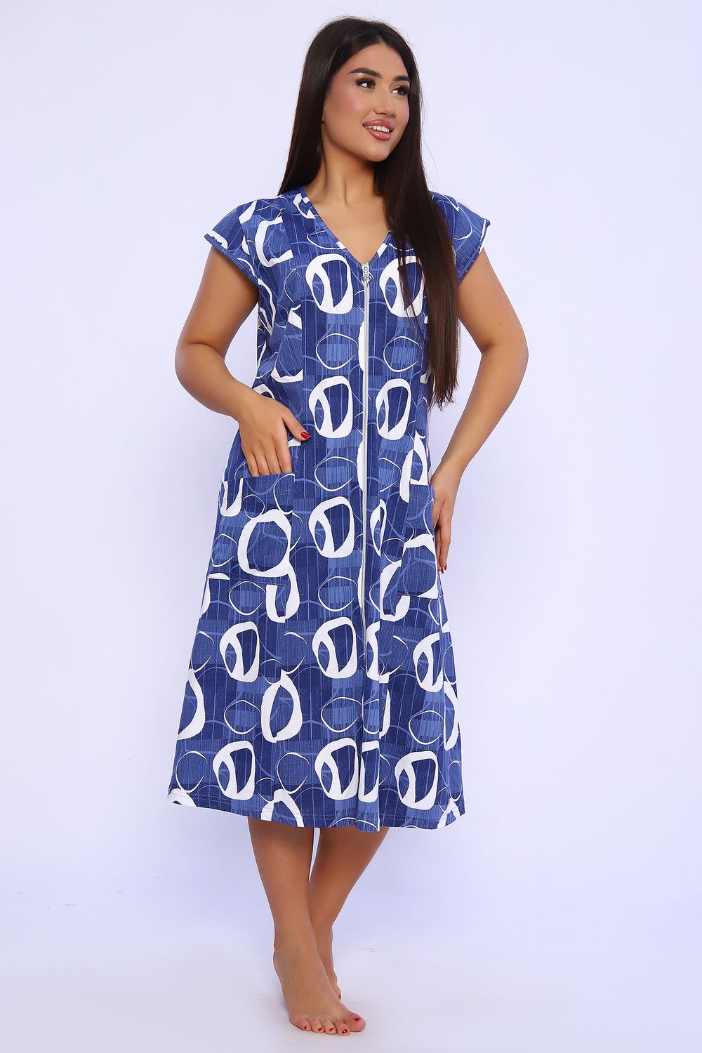 Халат 21 - синий