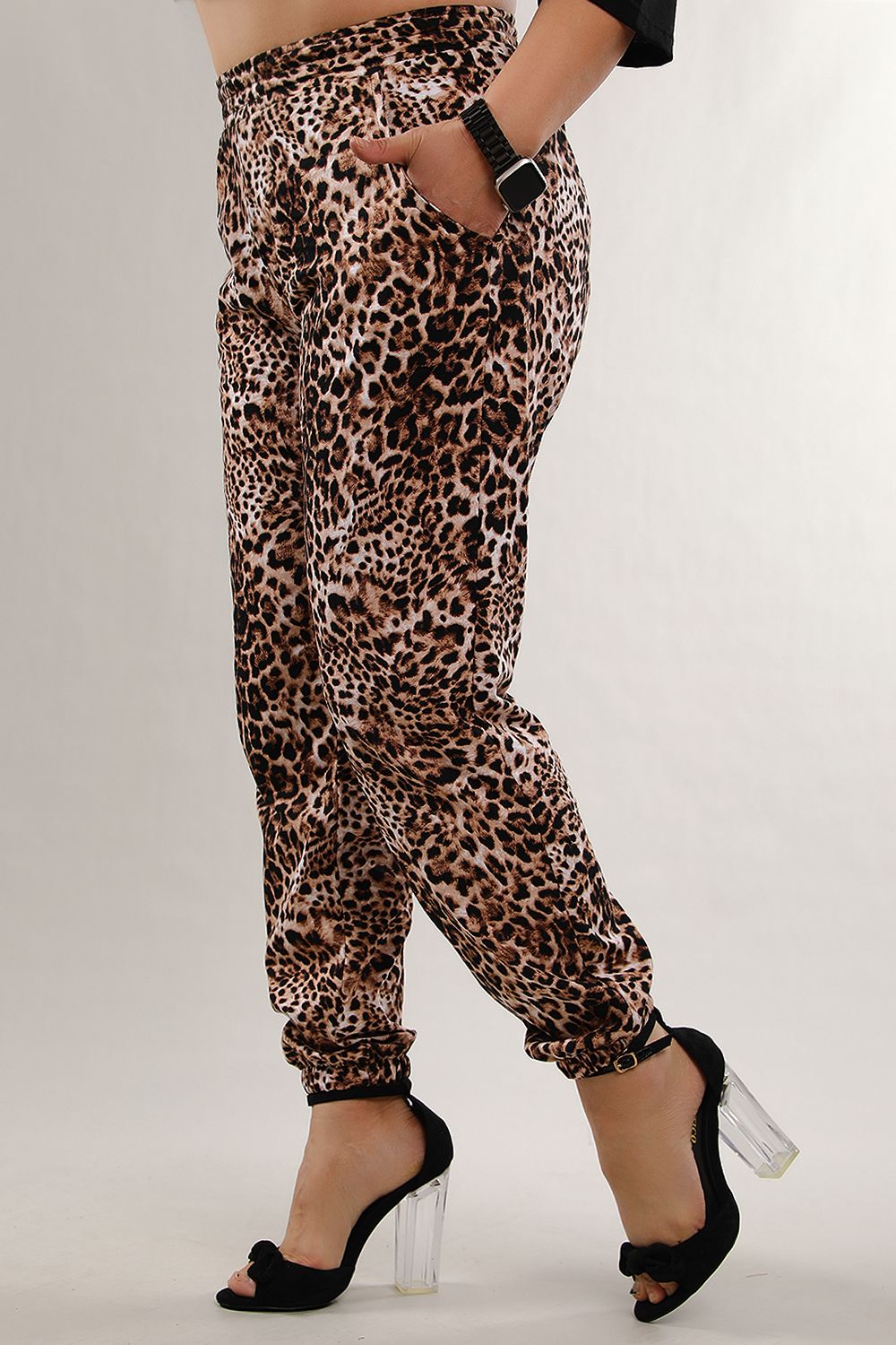 Брюки 88060 - леопард
