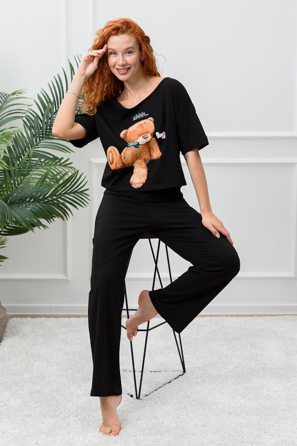 Костюм 8378 - черный