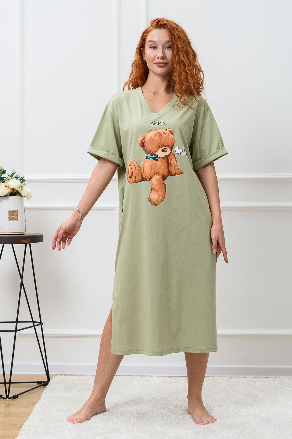 Платье 8381 - хаки