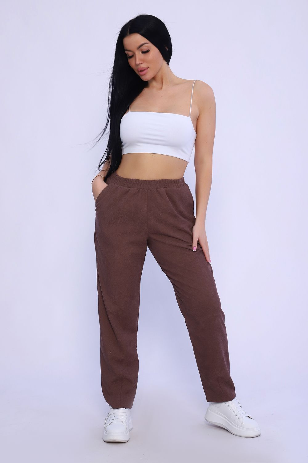 Брюки женские 82051 - капучино