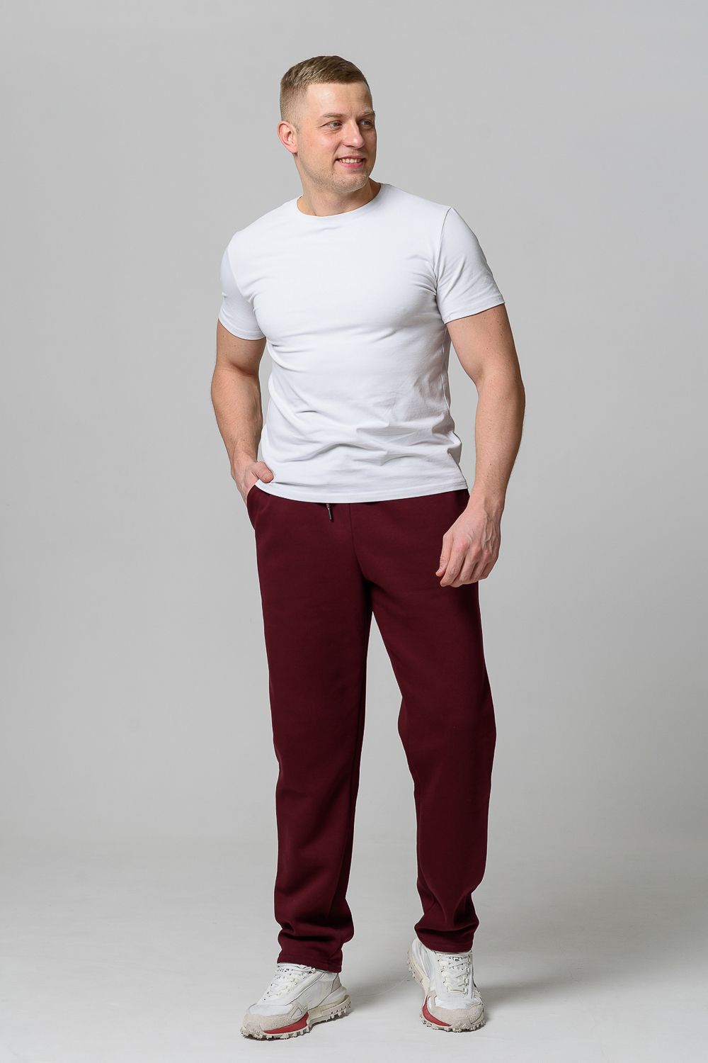 Брюки мужские 9244 - вишневый