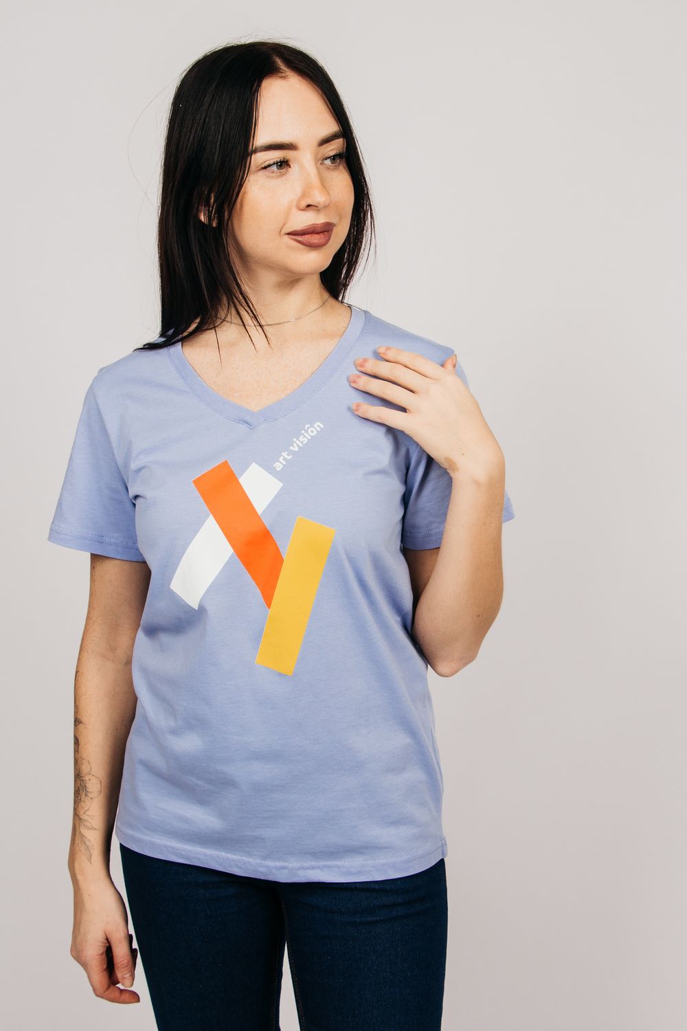 Футболка женская 53306 - голубой