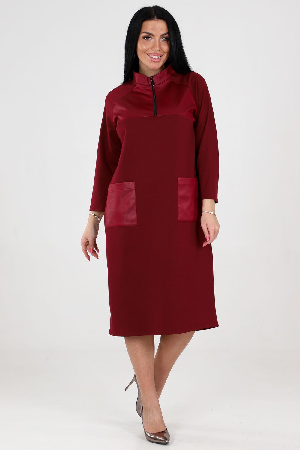 Женское платье 31797 - бордо