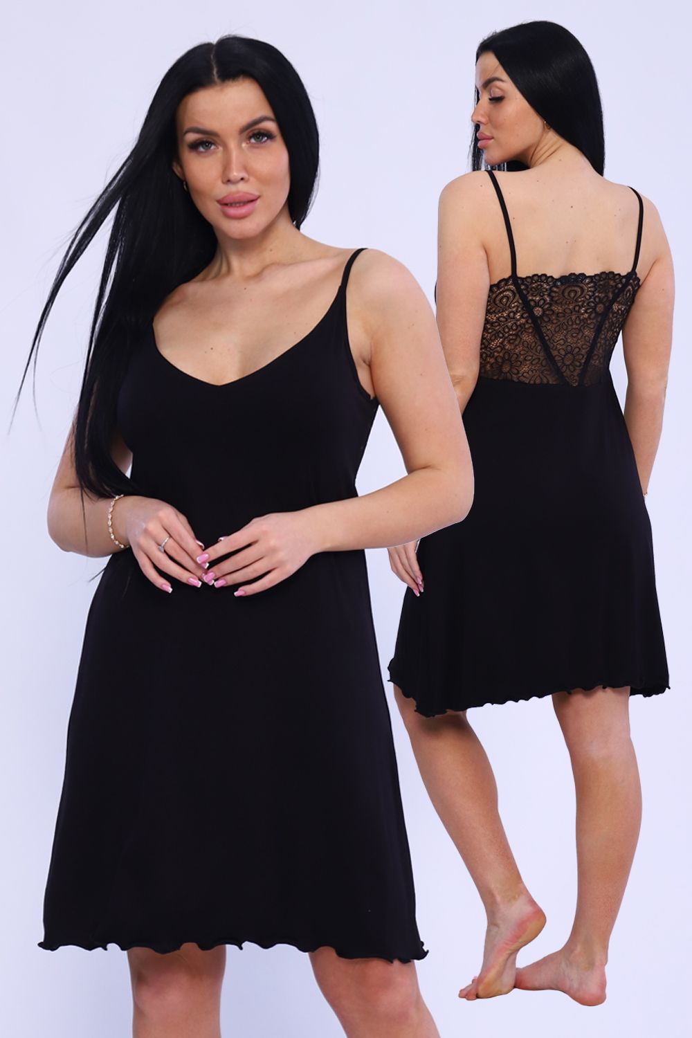 Сорочка 82047 - черный