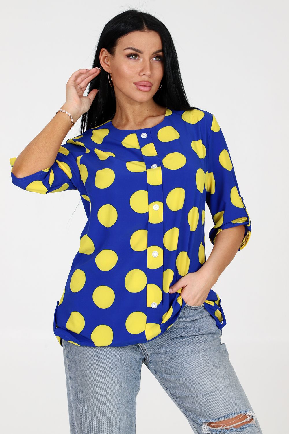 Туника женская 31795 - синий