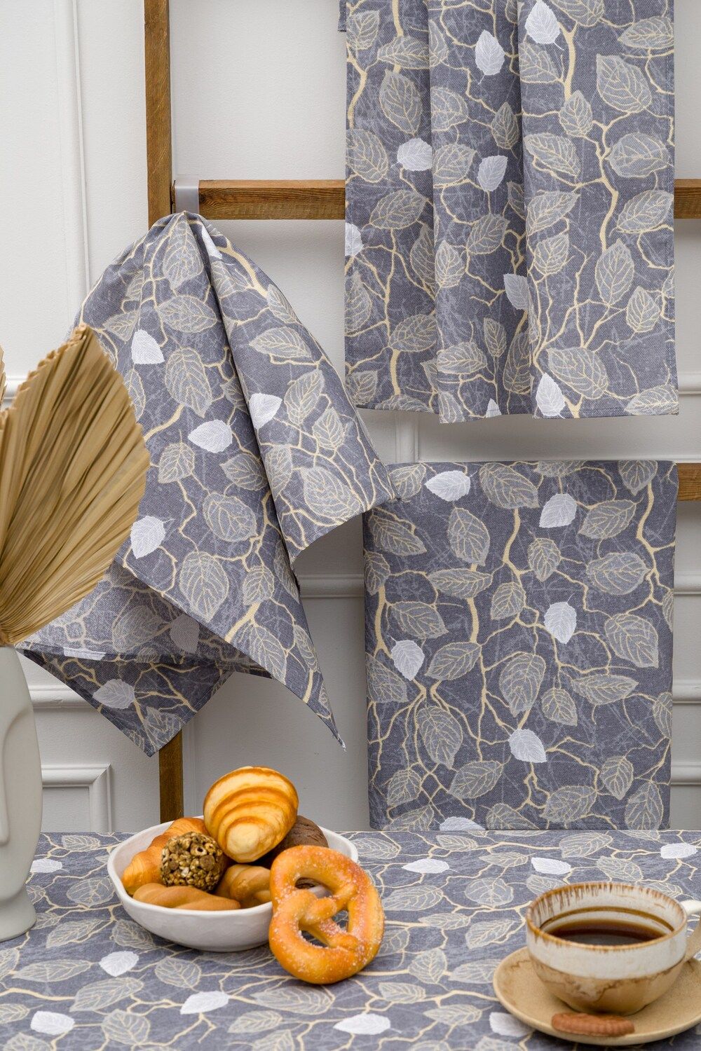 Набор полотенец Серенада - темно серый