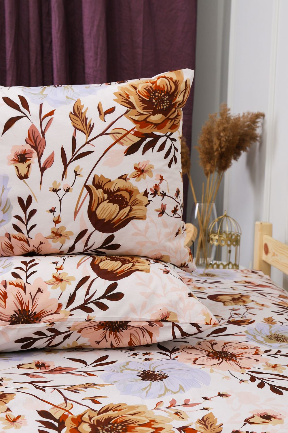 Наволочка поплин Светлая ночь - белый