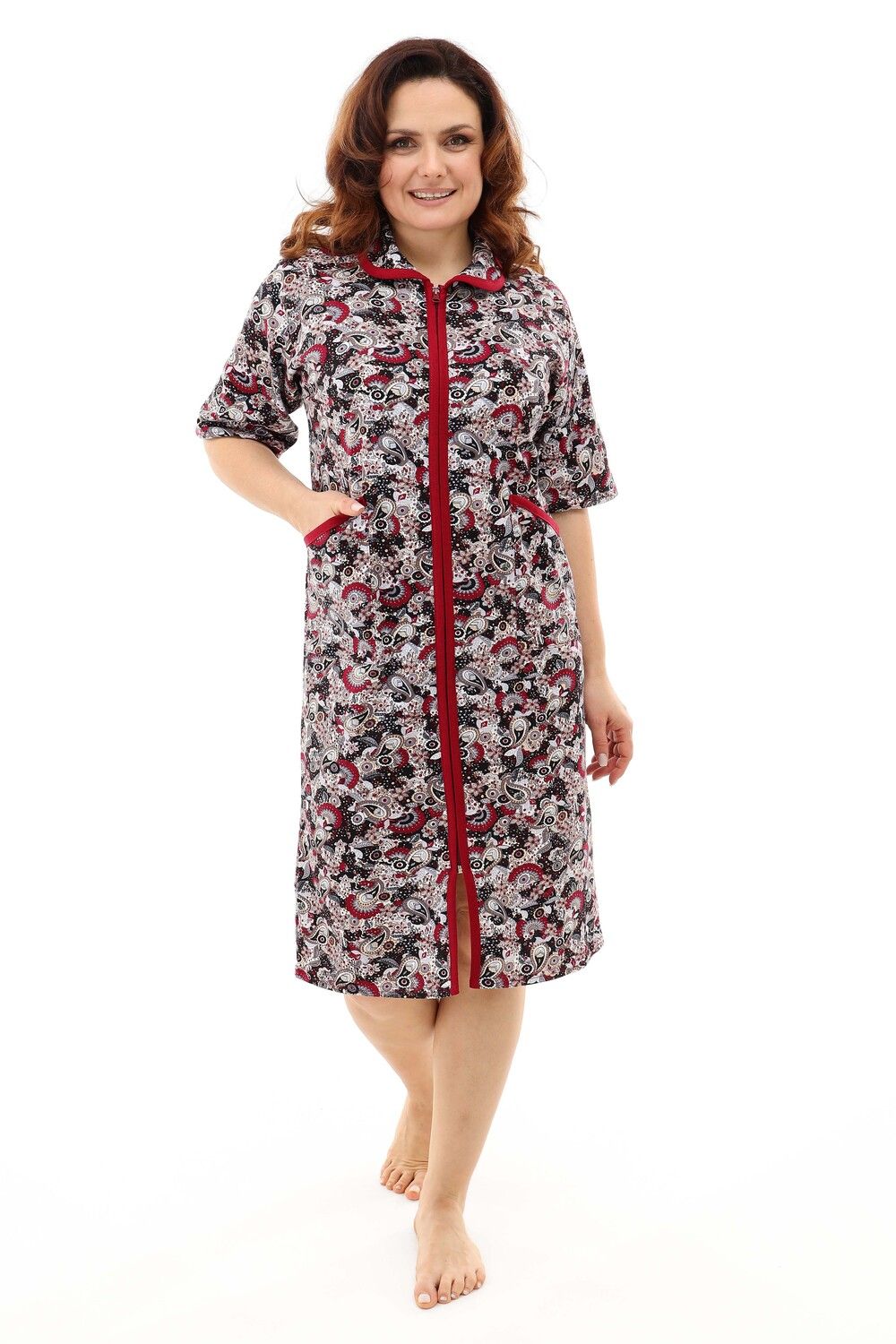 Халат 53519 - огурцы