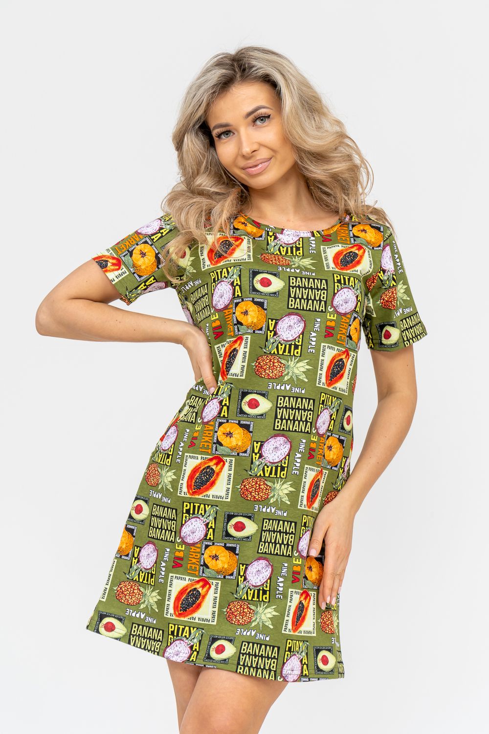 Туника 36727 - хаки