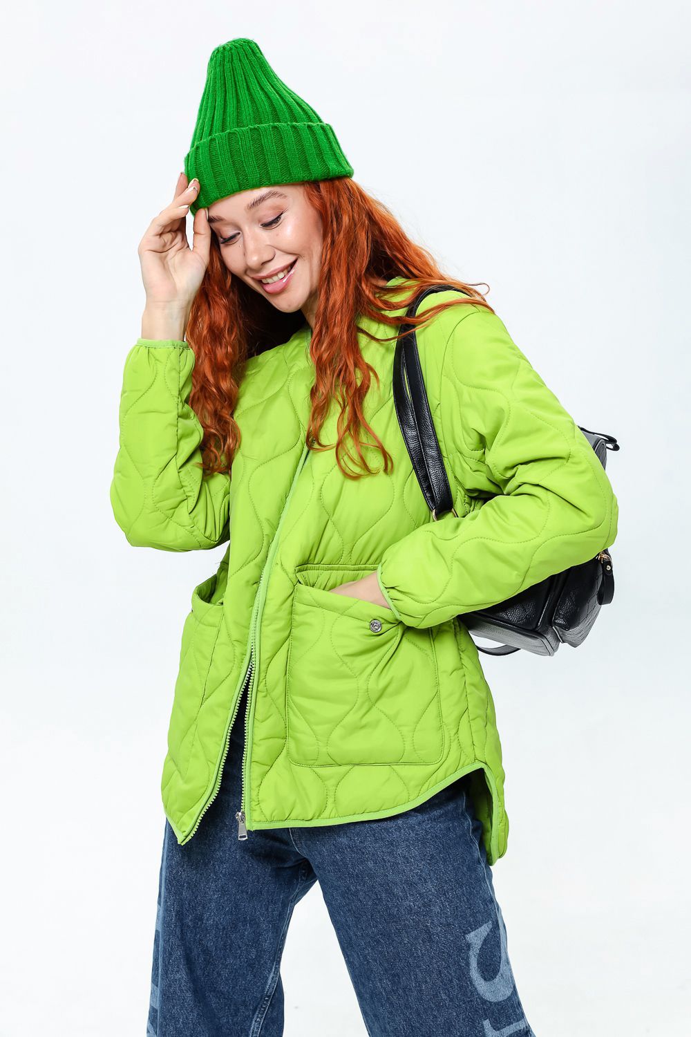 Куртка 28036 - зеленый