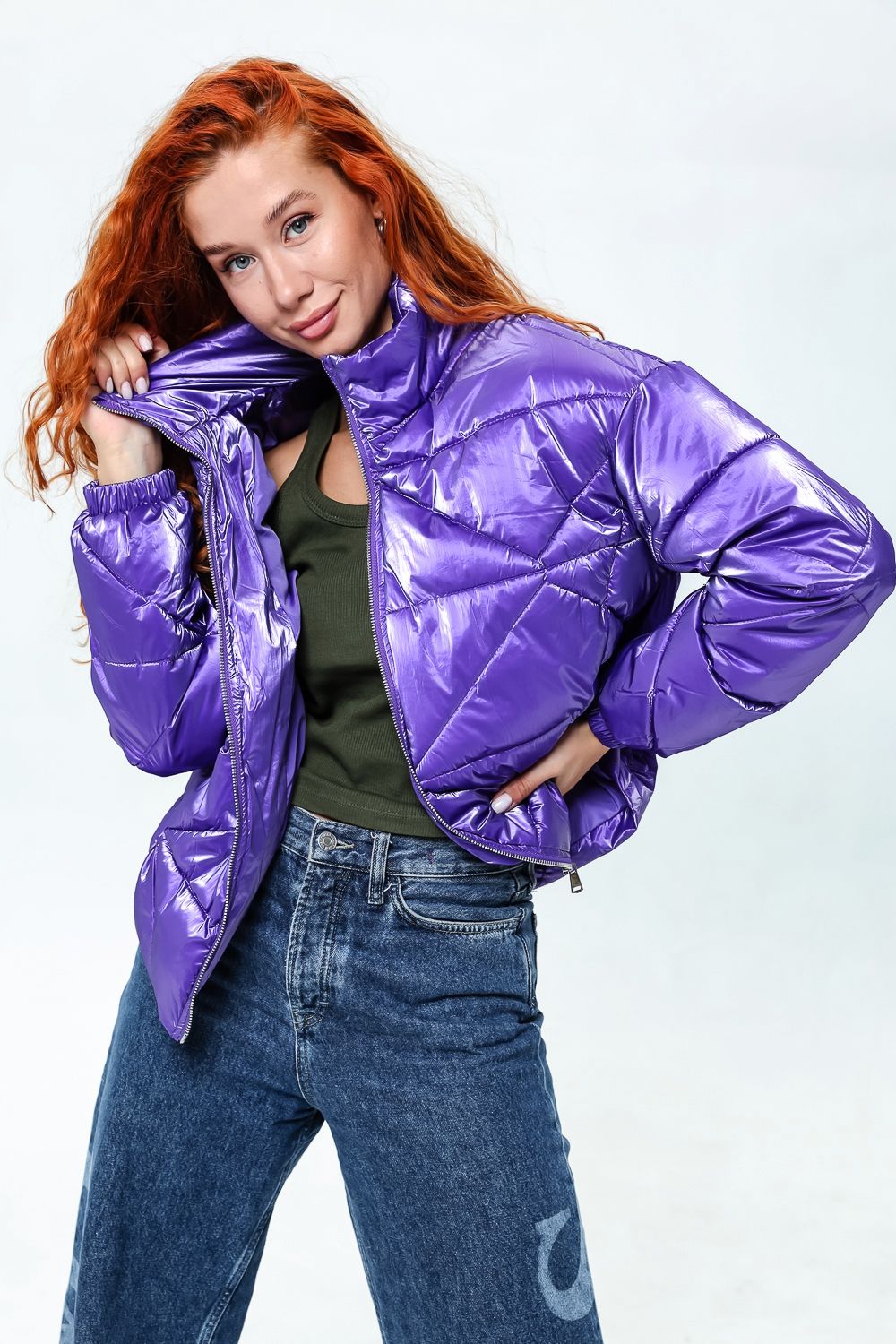 Куртка 28038 - фиолетовый