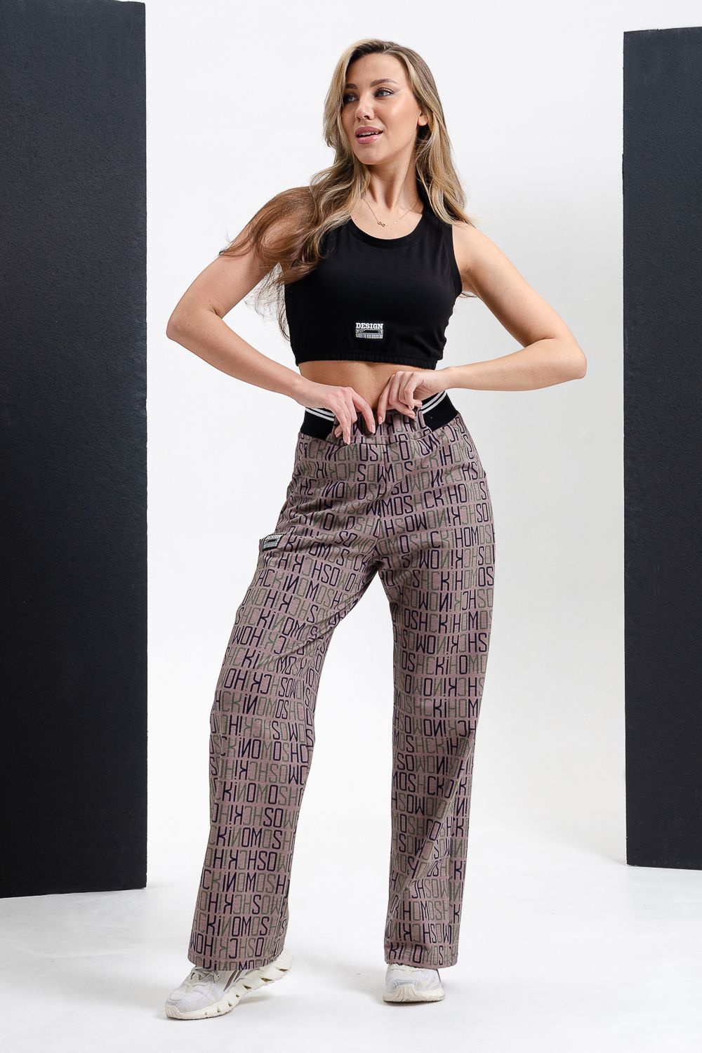 Брюки женские 8454 - капучино