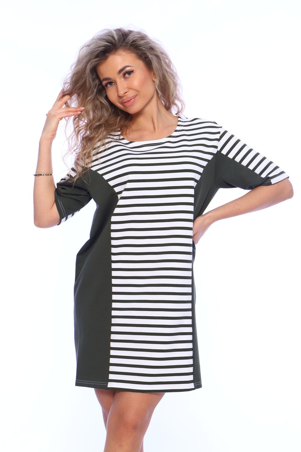 Платье женское ПЖ004-09ф-35ф - хаки