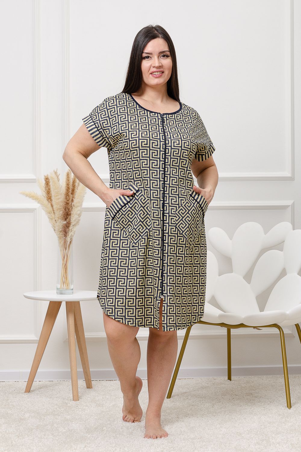 Халат женский 8462 - меандр