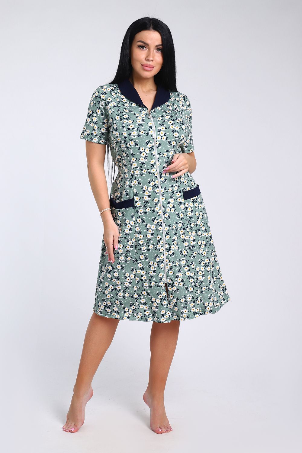 Халат 35328 - мелкий цветок