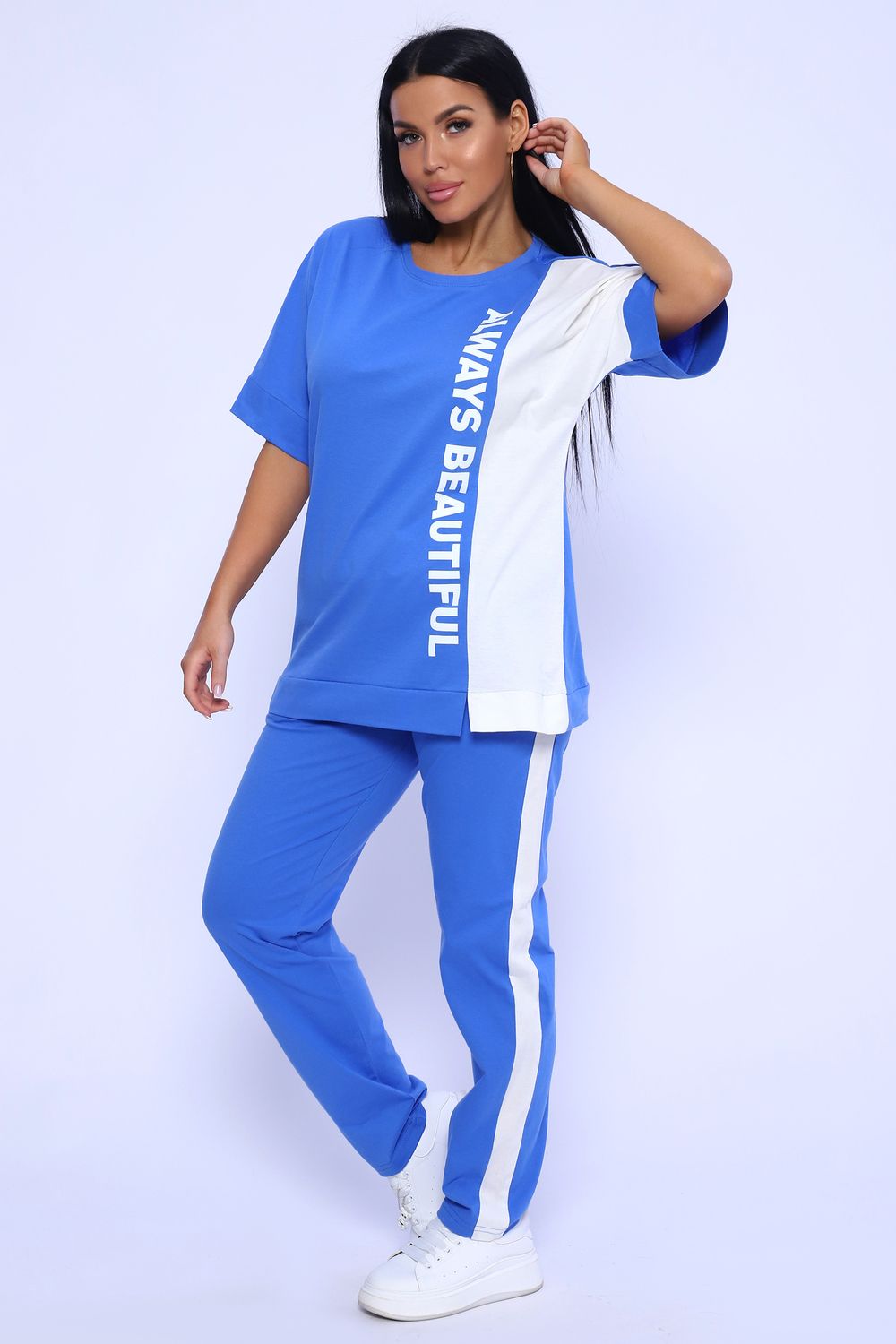 Костюм 65057 - васильковый