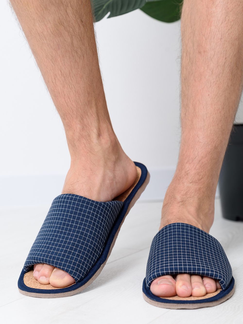 Тапочки мужские арт.98п - синий