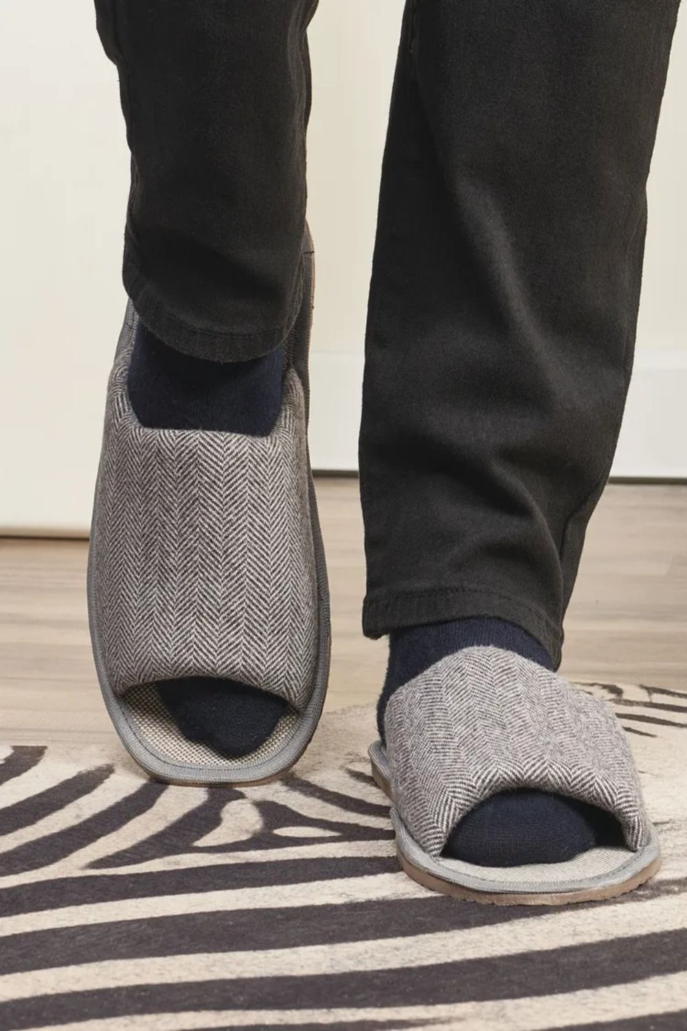 Тапочки мужские арт.98 - серый