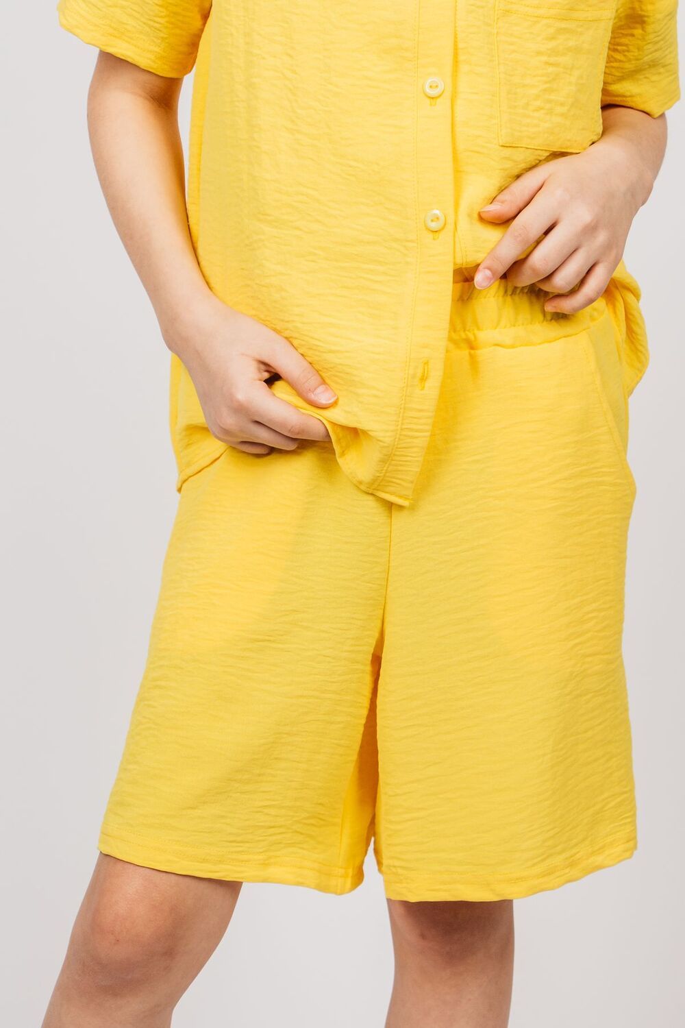 Шорты для девочки 0211 - желтый