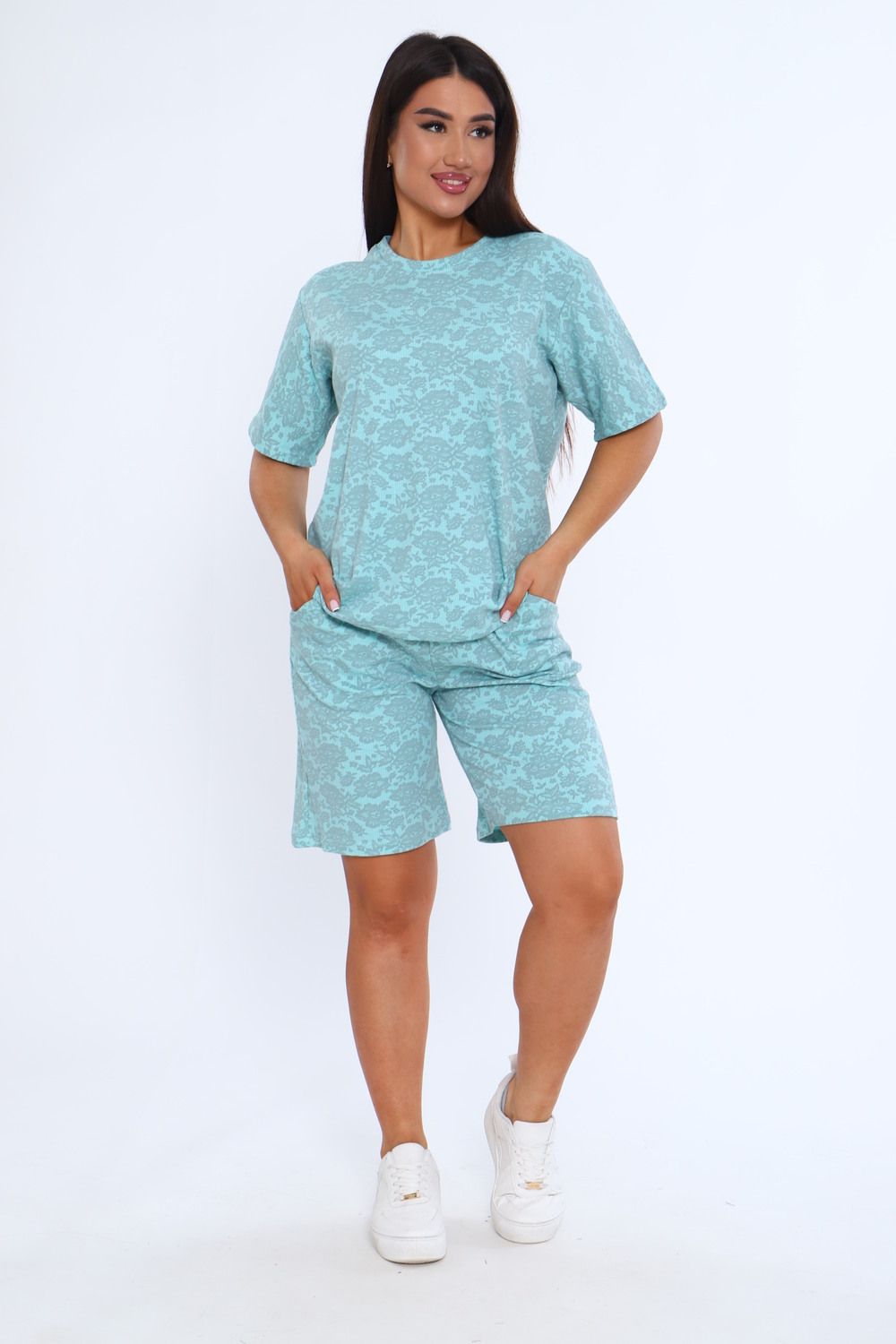 Костюм 52317 - бирюзовый