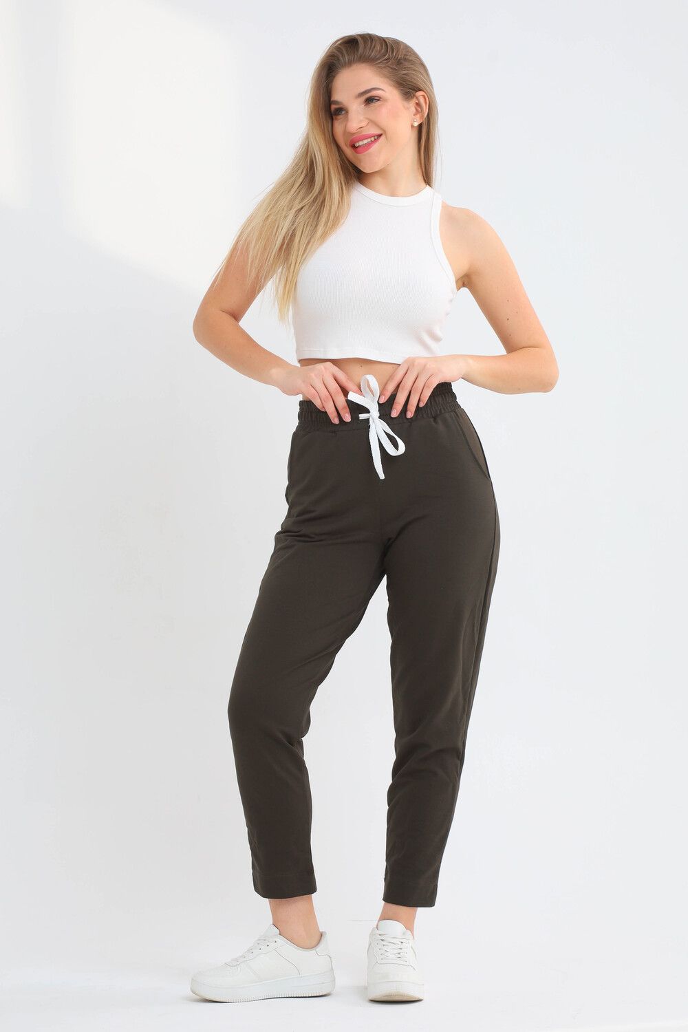 Брюки женские 22277 - хаки