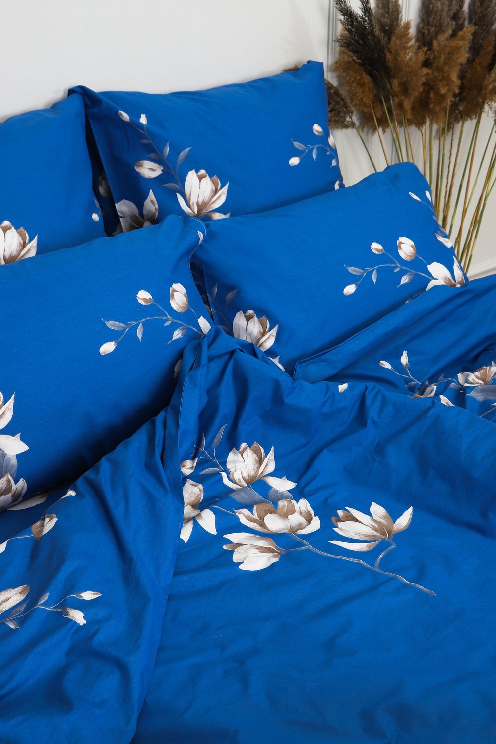 Пододеяльник поплин Сияние ночи - синий