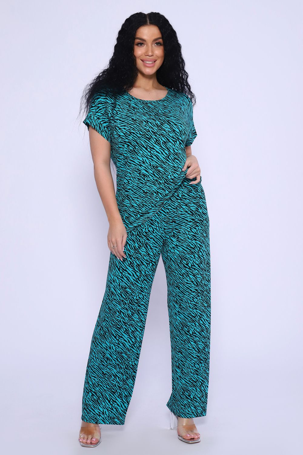 Костюм 24669 - бирюзовый