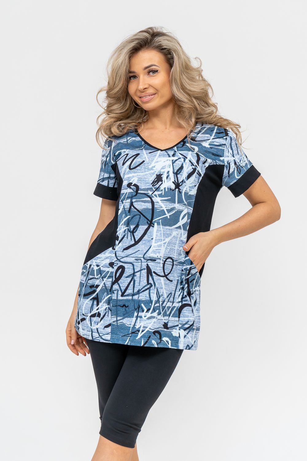 Костюм 36729 - серый