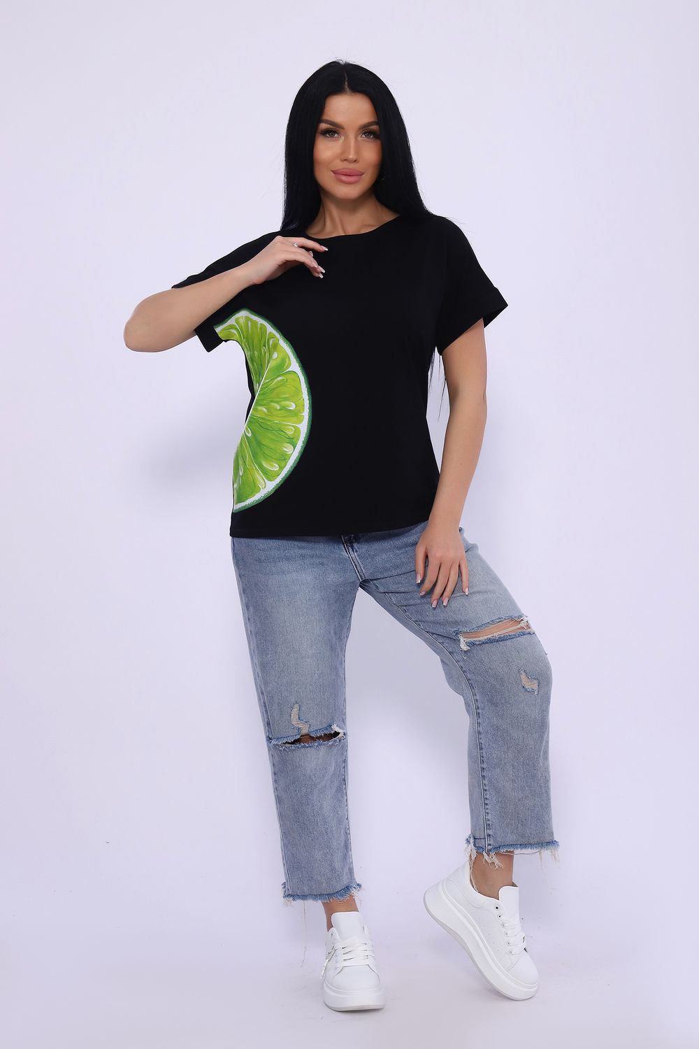 Футболка женская 82052 - черный