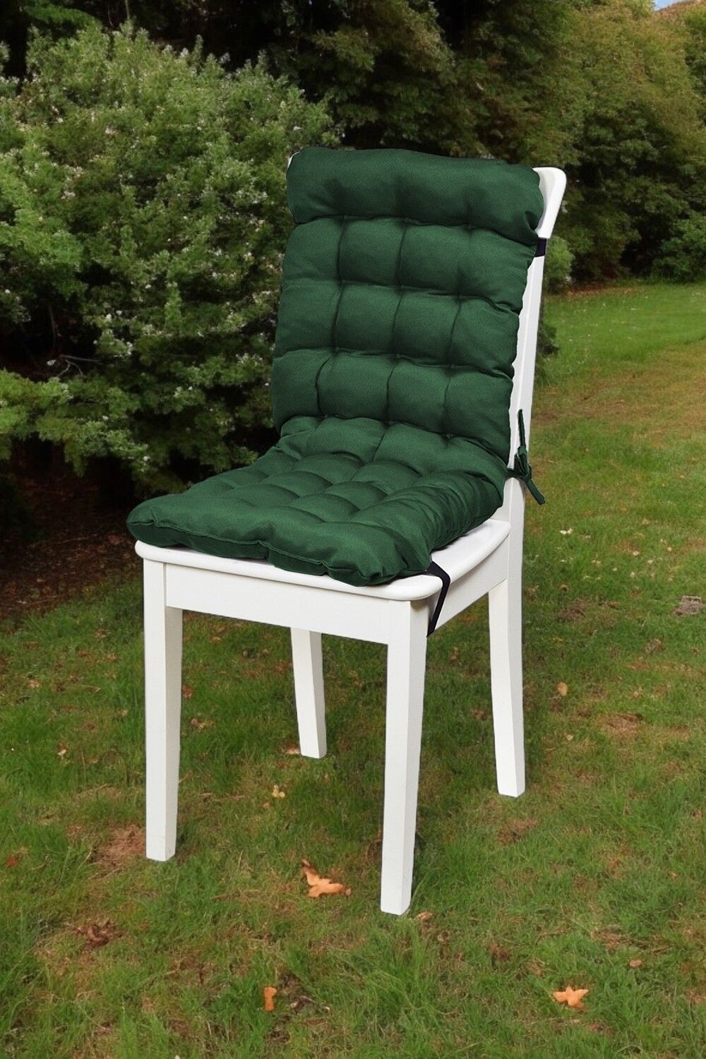 Подушка накидка на стул Сигма 85х40 см - зеленый