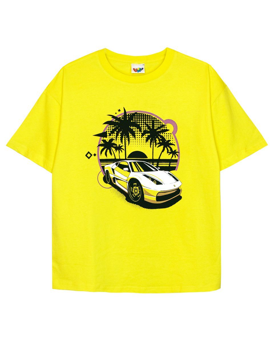 Футболка для мальчика 52355 детская - желтый