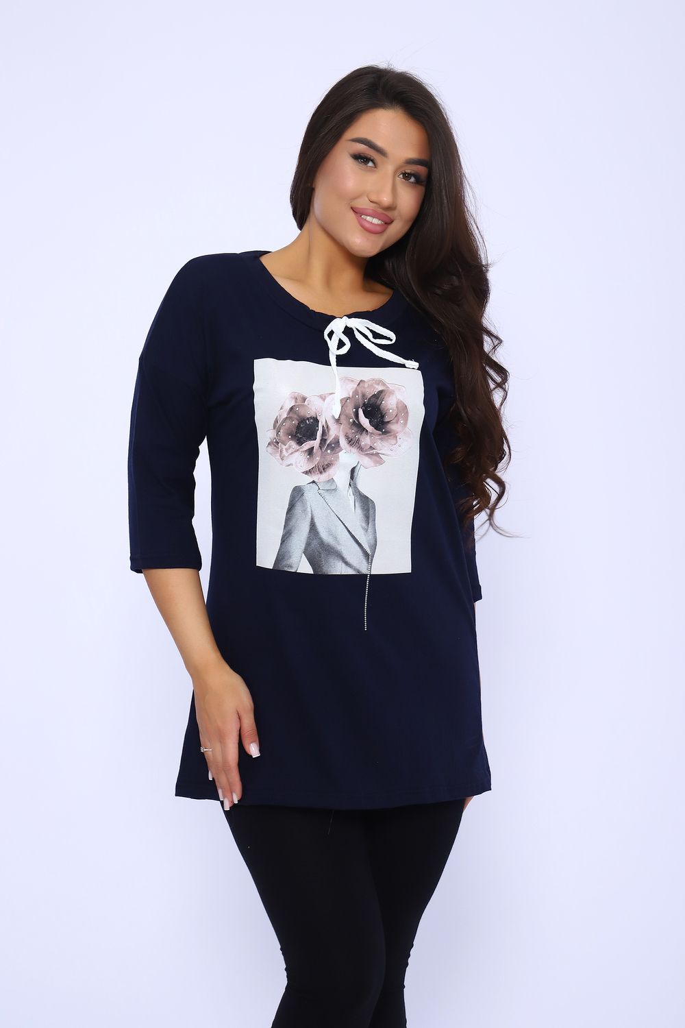 Футболка 28 - темно-синий