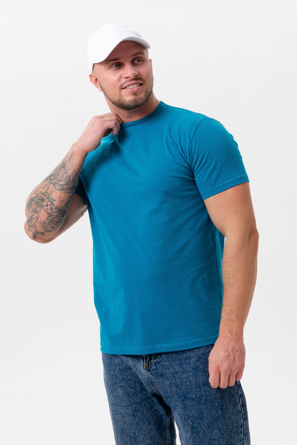 Футболка мужская 83507 - зеленый