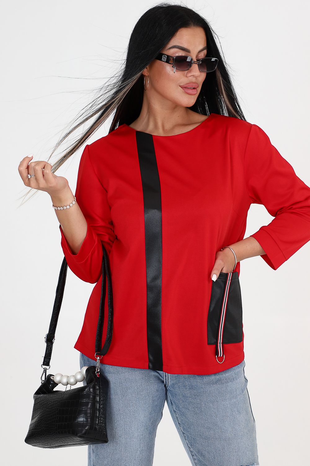 Туника женская 31803 - красный