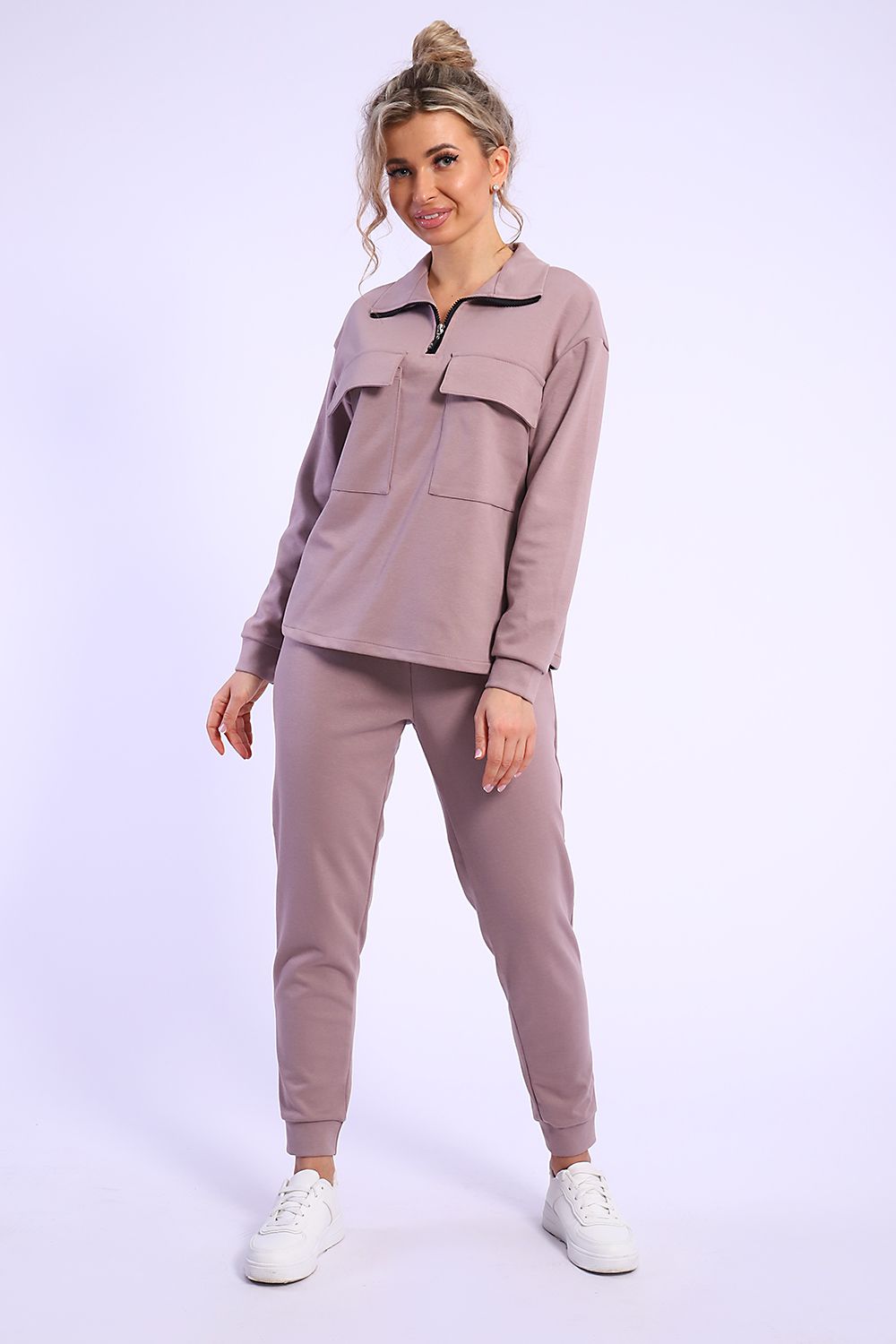 Костюм 71114 - брусничный