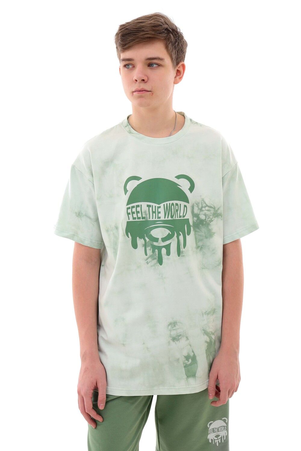 Футболка 1594 - оливка