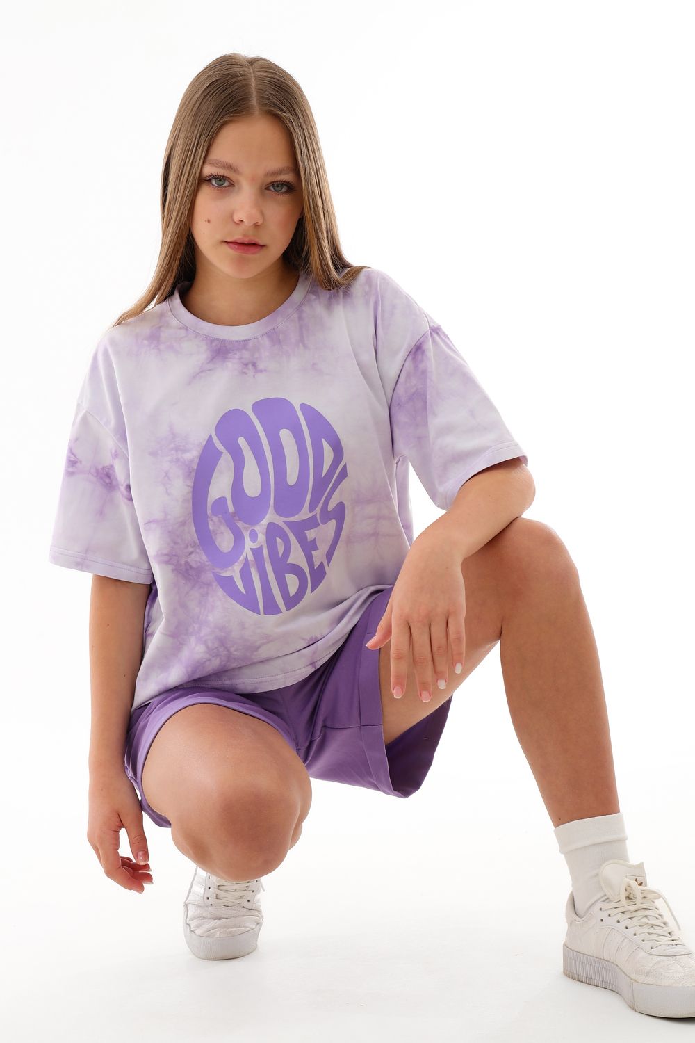 Футболка 1592 - лиловый