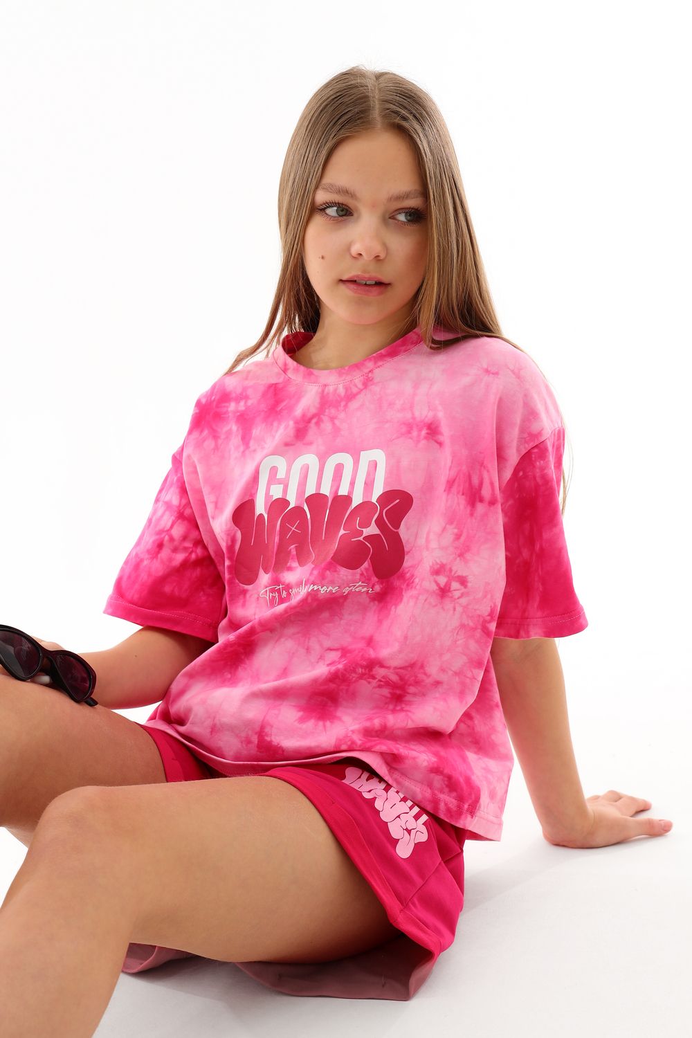 Футболка 1592 - фуксия