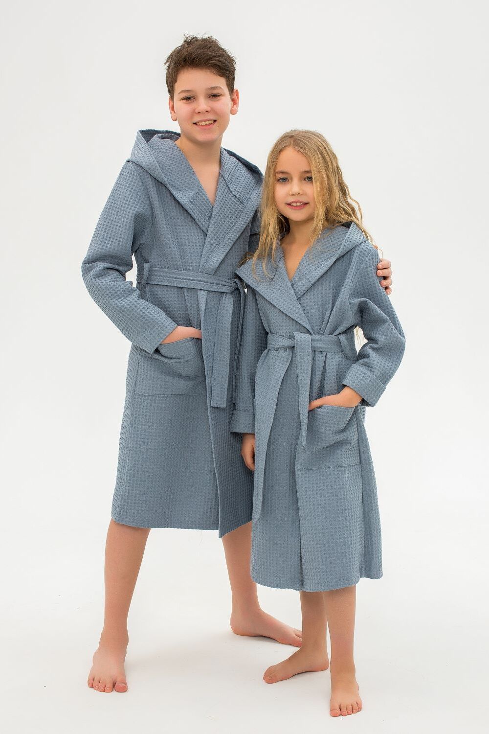 Халат домашний детский ВД - серый