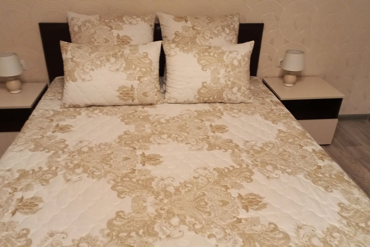 Одеяло Лён коллекция Люкс из натуральных наполнителей - Бежевый/молочный