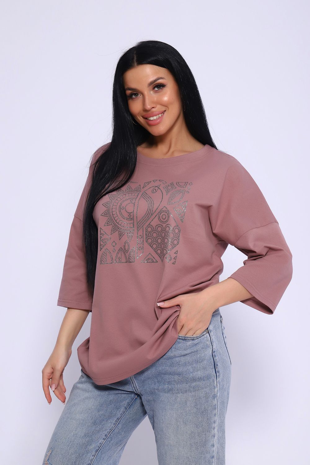 Туника 80030 - лиловый