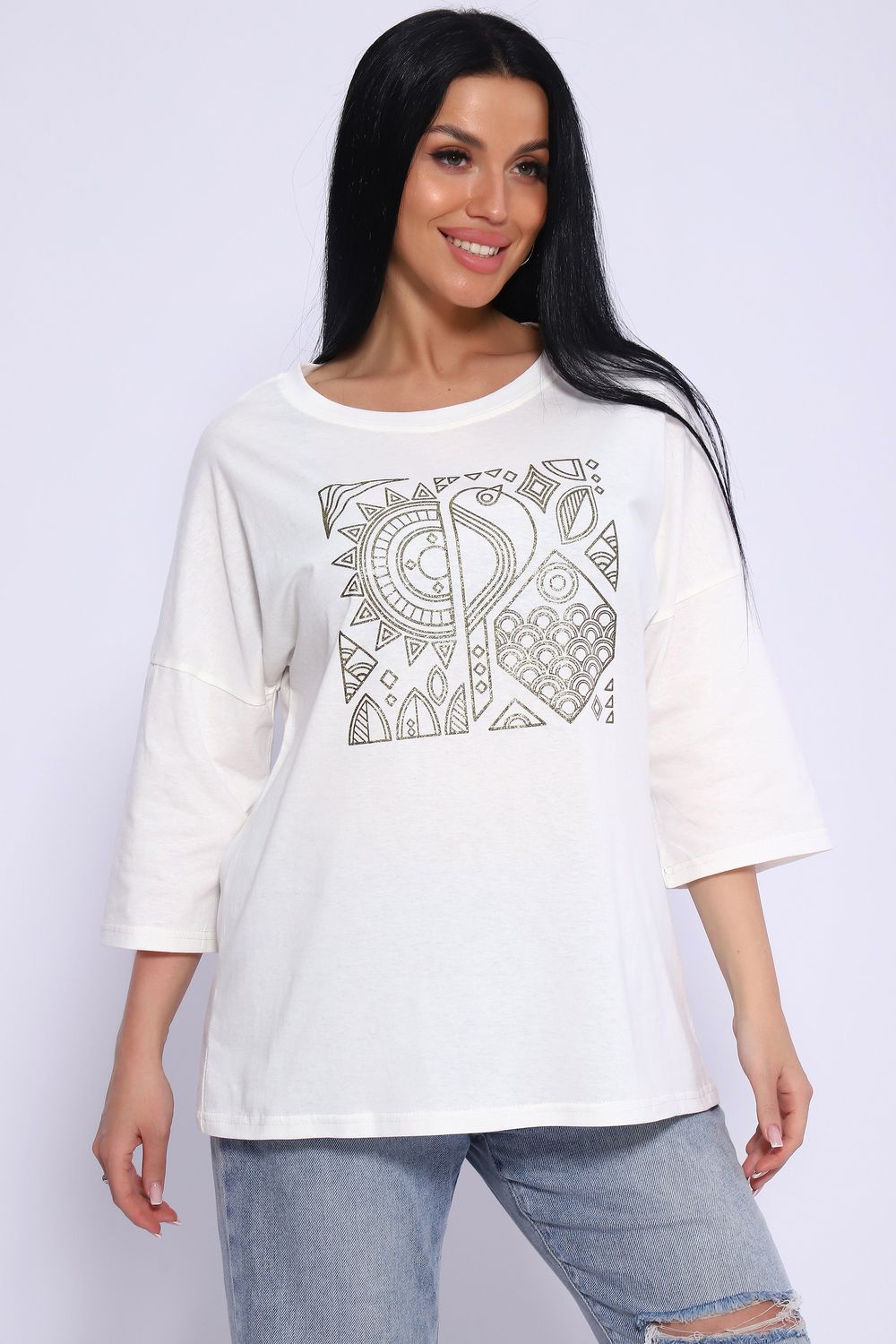 Туника 80030 - молочный