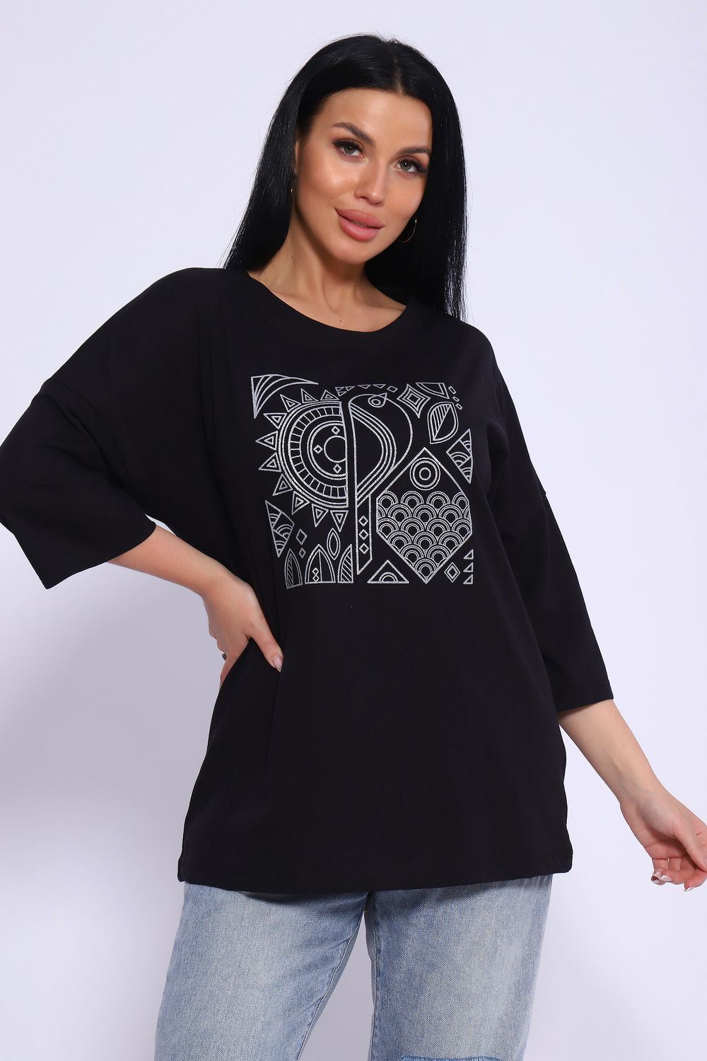 Туника 80030 - черный