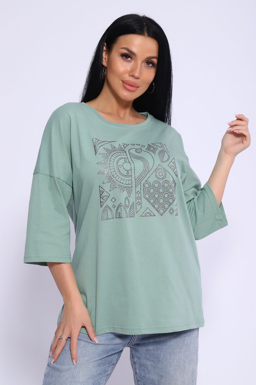 Туника 80030 - фисташка