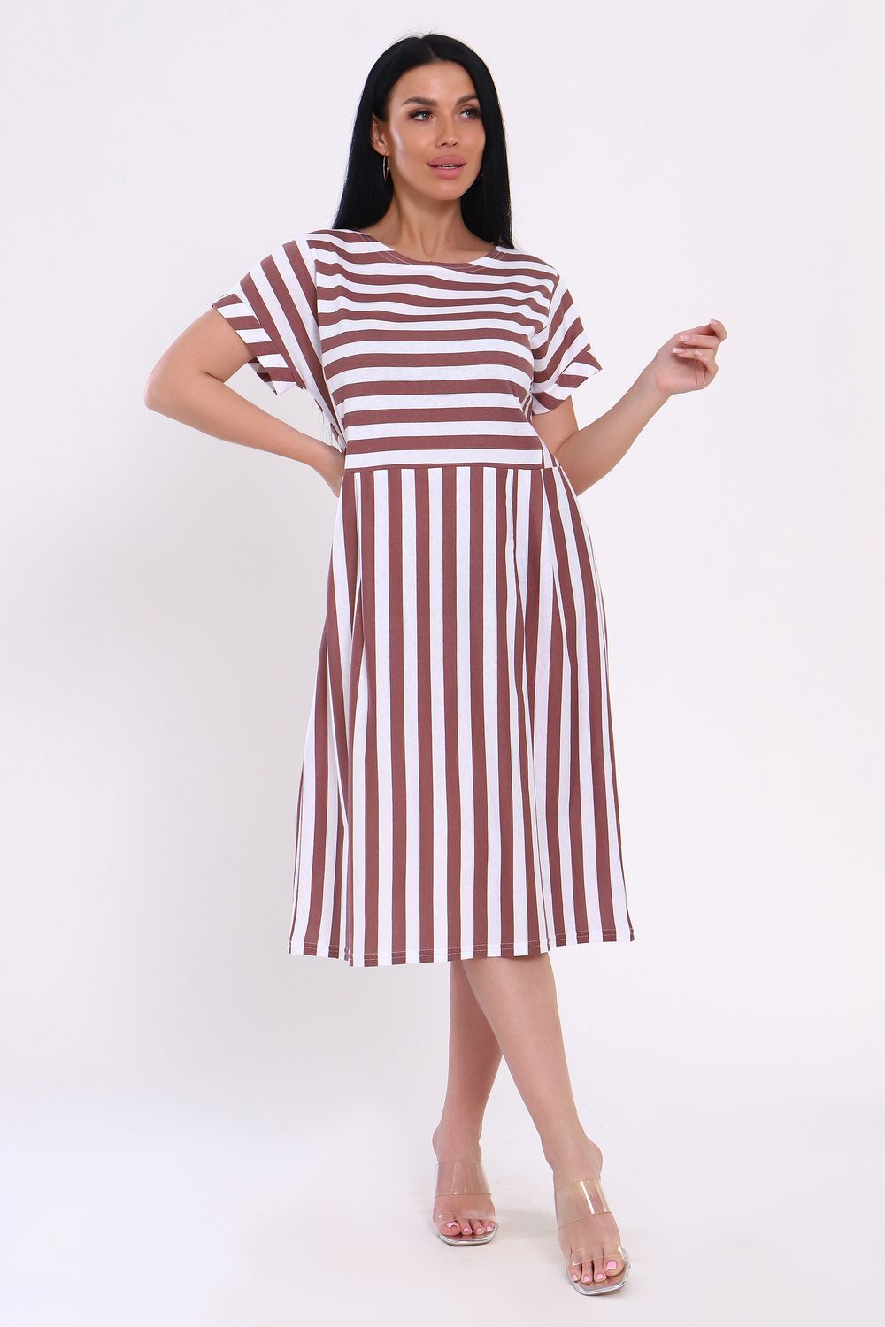 Платье женское 82054 - пыльная роза