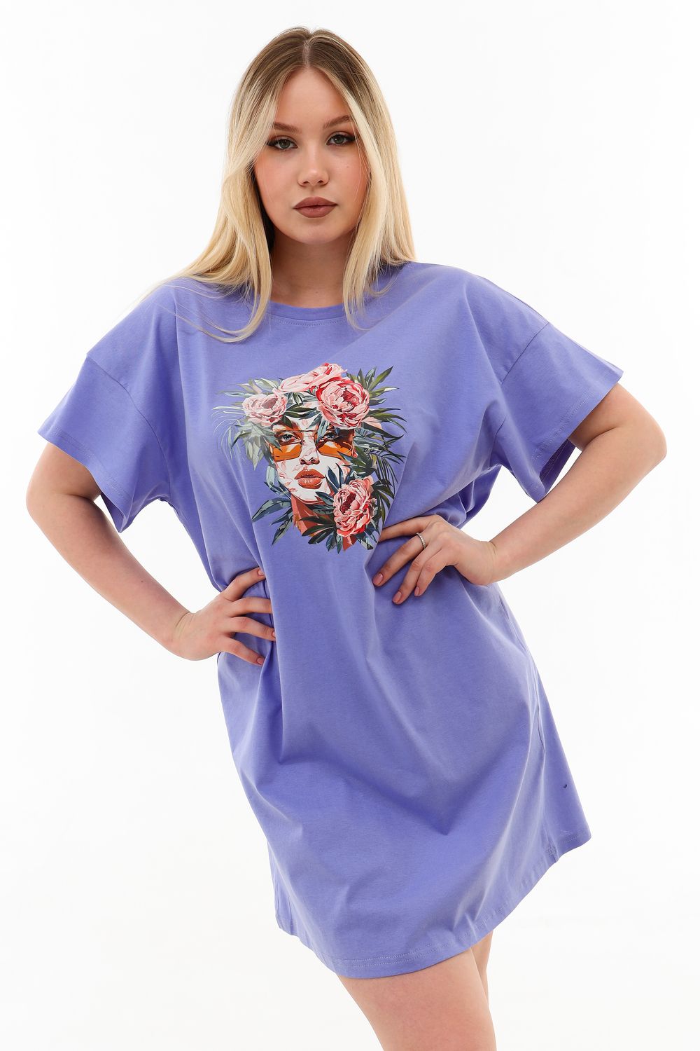 Туника Spring woman - лавандовый
